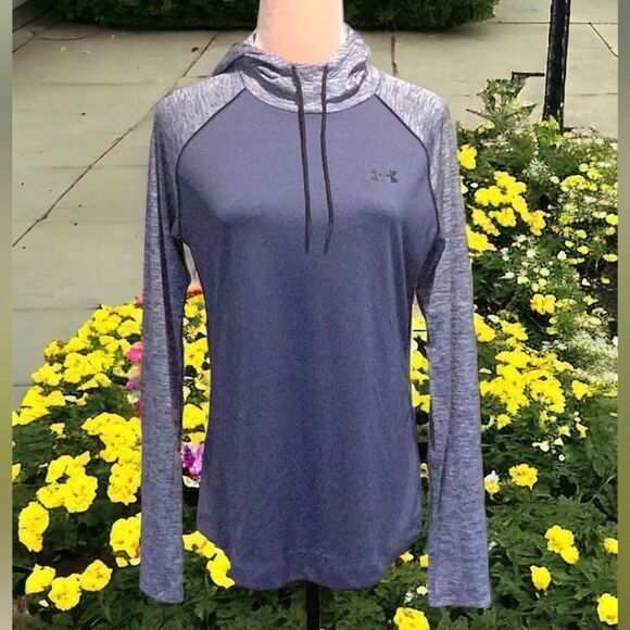 UNDER ARMOUR WOMENS LOOSE HEAT GEAR ACTIVE PERFORMANCE HOODED PULL OVER JACKET - Picture 1 of 5